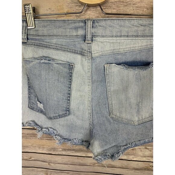 Rewash Size 5 27 Denim Shorts Frayed Hems Distress - Picture 7 of 10